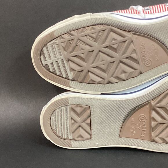 Converse All-Star Shoreline Women's Sz 6 Red & White Striped Boat Shoes 562035F - Picture 6 of 8